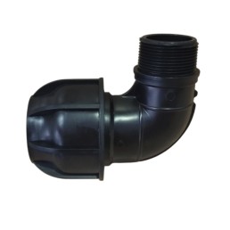 Γωνία Κοχλιωτή Αρσ. Φ50Χ1 1/2'' PN10
