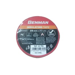 Μονωτική Ταινία Κόκκινη 19mmΧ18m BENMAN
