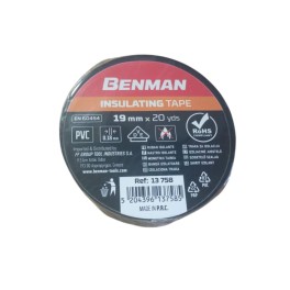 Μονωτική Ταινία Μαύρη 19mmΧ18m BENMAN