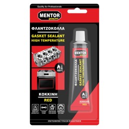 Κόλλα Υψηλής Θερμοκρασίας Κόκκινη 50gr MENTOR