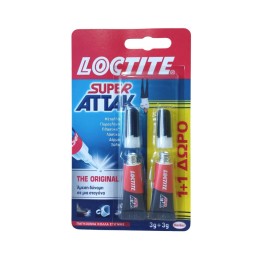 Κόλλα Στιγμής Ρευστή 3gr Super Attak 2τμχ LOCTITE