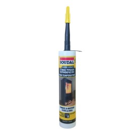 Στόκος Υψηλών Θερμοκρασιών Ανθρακί 280ml SOUDAL