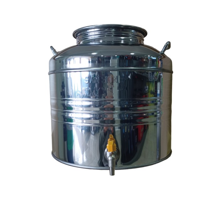 Δοχείο Inox 30L Βιδωτό Καπάκι SANSONE