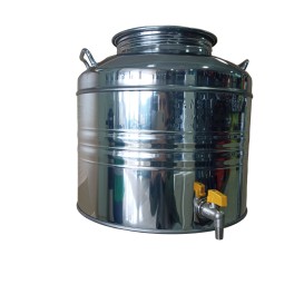 Δοχείο Inox 30L Βιδωτό Καπάκι SANSONE