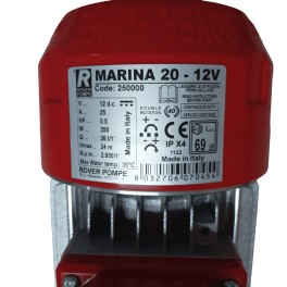 Αντλία Μεταγγίσεων MARINA 20 12V 0.5hp/2950rpm ROVER