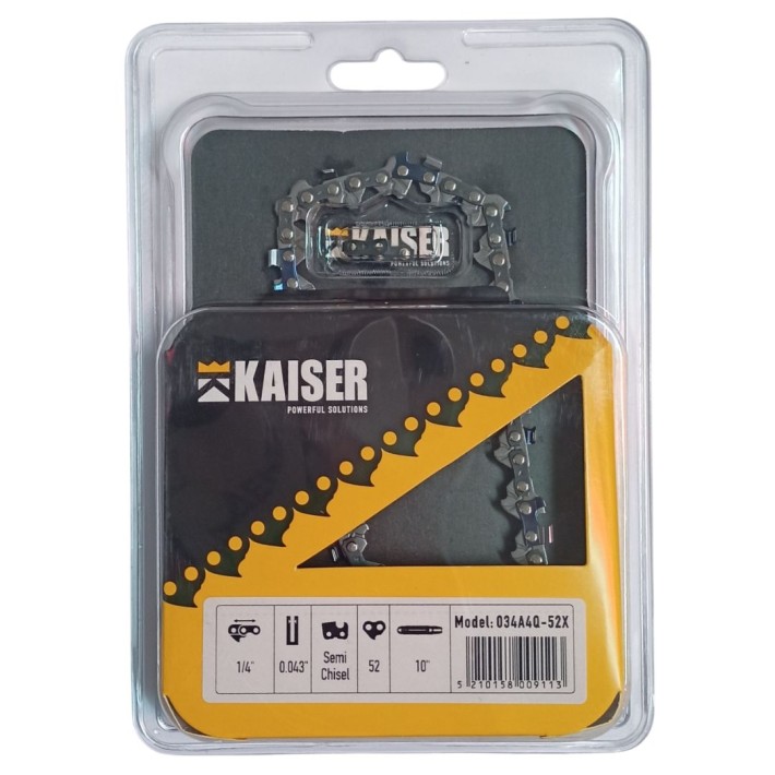 Αλυσίδα Αλυσοπρίονου Semi-Chisel 1/4" 1.1mm  52 Οδηγοί KAISER