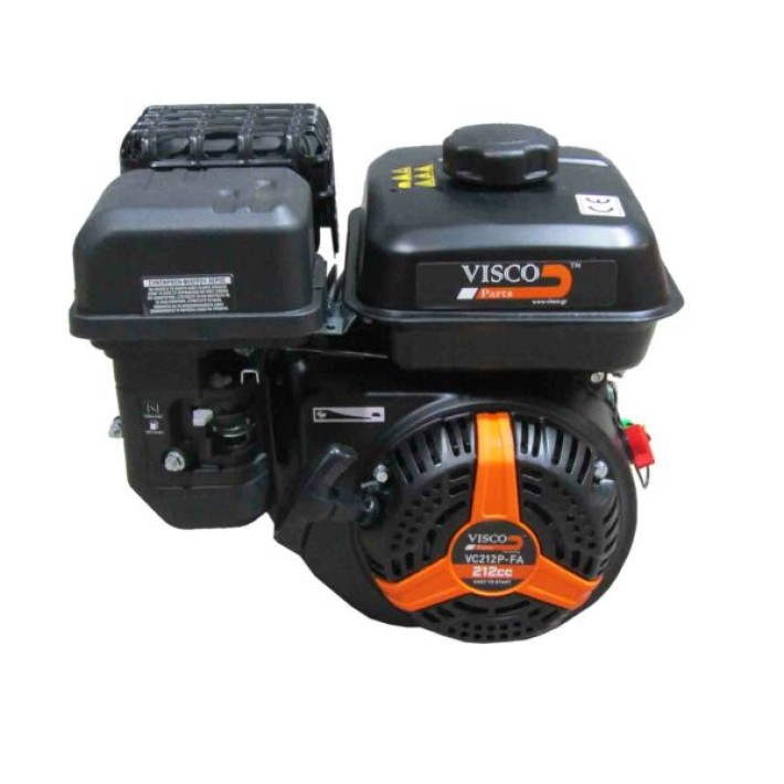Κινητήρας Βενζίνης 7hp Με Πάσο & Φίλτρο Αέρος VC212P-FA VISCO