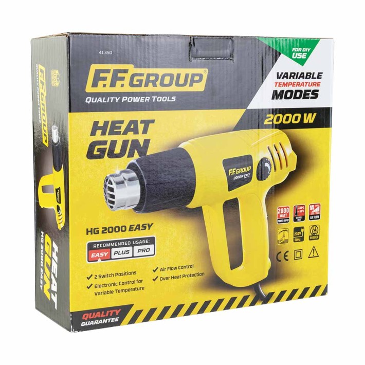 Πιστόλι Θερμού Αέρα HG 2000 EASY F.F.GROUP 