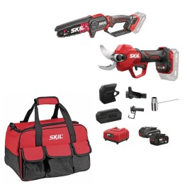 Σετ Ψαλίδι Κλαδέματος 0620 CA & Κλαδευτικό Αλυσοπρίονο 0512 CA Μπαταρίας & Φορτιστής με 2 Μπαταρίες & Τσάντα SKIL Σετ Ψαλίδι Κλαδέματος 0620 CA & Κλαδευτικό Αλυσοπρίονο 0512 CA Μπαταρίας & Φορτιστής με 2 Μπαταρίες & Τσάντα SKIL