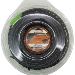 Μεσινέζα Στριφτή 4,9mm 16m Μαύρη VISCO