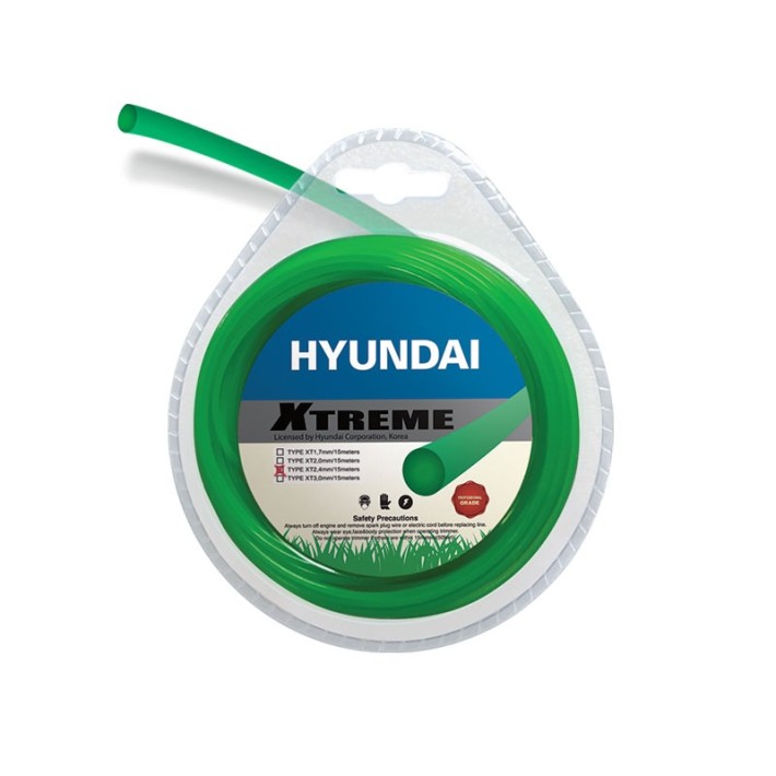 Μεσινέζα Κλωστή Στρογγυλή Xtreme 15m 2.4mm HYUNDAI