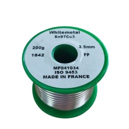 Κόλληση Χαλκού Whitemetal 200g Ρολό 2.5mm Sn97Cu3