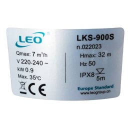 Αντλία Υποβρύχια Πηγαδιού LKS-900S 1.2hp LEPONO