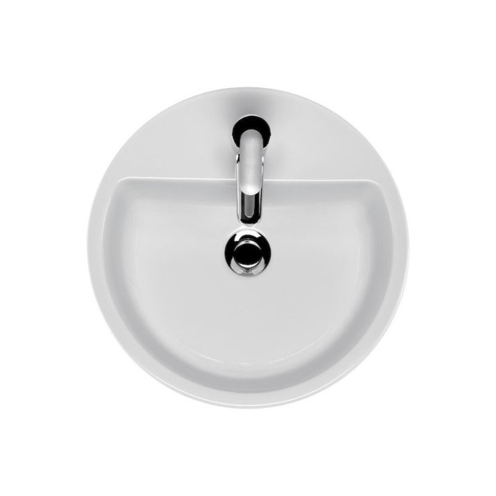 Νιπτήρας Πορσελάνης Λευκός 43x43 CASPIA RING
