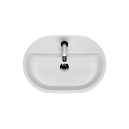 Νιπτήρας Πορσελάνης Λευκός 42x59x15cm CASPIA OVAL