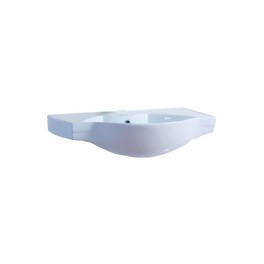 Νιπτήρας Πορσελάνης Λευκός 47.5x70.5x9cm LONG LIFE 