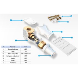Γωνία Υδροληψίας Σετ PEX 16X2 CHERBROS