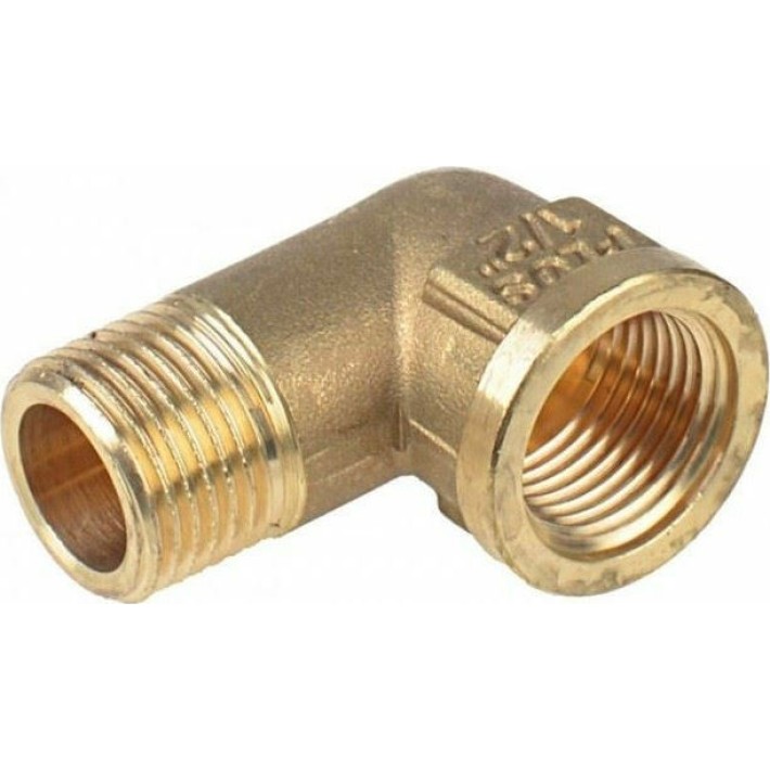 Γωνία Ορειχάλκινη Μεβ 1/2" Plus CHERBROS