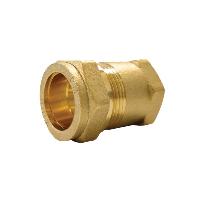 Ρακόρ Ορειχάλκινο Θηλ. Σύσφιξης Χαλκού Φ28Χ1''