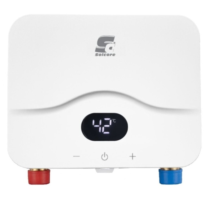 Επιτοίχιος Ταχυθερμοσίφωνας Inverter Solcore SC-F1D Μπάνιου-Κουζίνας Ηλεκτρικός Μονοφασικός 5.5kW