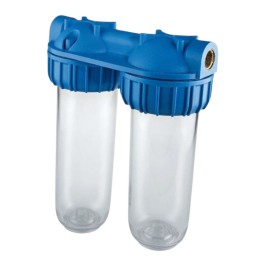 Φίλτρο Νερού Senior Duplex Plus 3P Διπλό Διάφανο 10'' (1" παροχή) ATLAS FILTRI