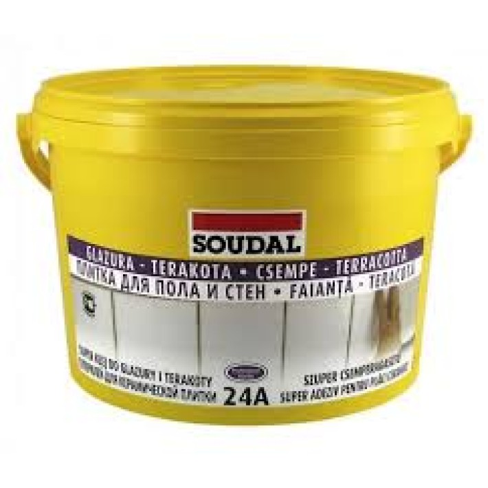 Κόλλα Πλακιδίων Λευκή 24Α SOUDAL 1KG  