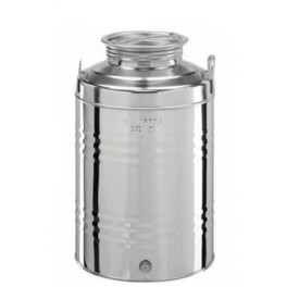Δοχείο Inox 100L Βιδωτό Καπάκι SANSONE