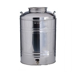 Δοχείο Inox 50L Βιδωτό Καπάκι SANSONE