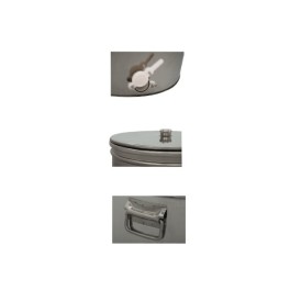 Δοχείο Inox Mελιού 300L METAL BOX 