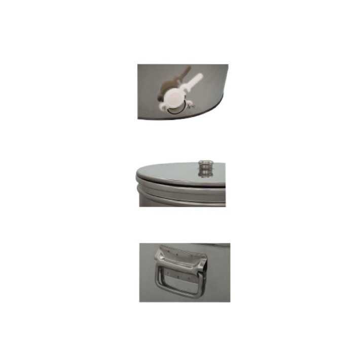 Δοχείο Inox Mελιού 250L METAL BOX
