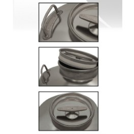 Δοχείο Inox Βιδωτό Τροφίμων 100L METALBOX