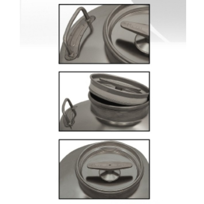 Δοχείο Inox Βιδωτό Τροφίμων 100L METALBOX