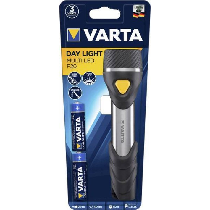 Φακός Day Light Multi LED F20 VARTA 