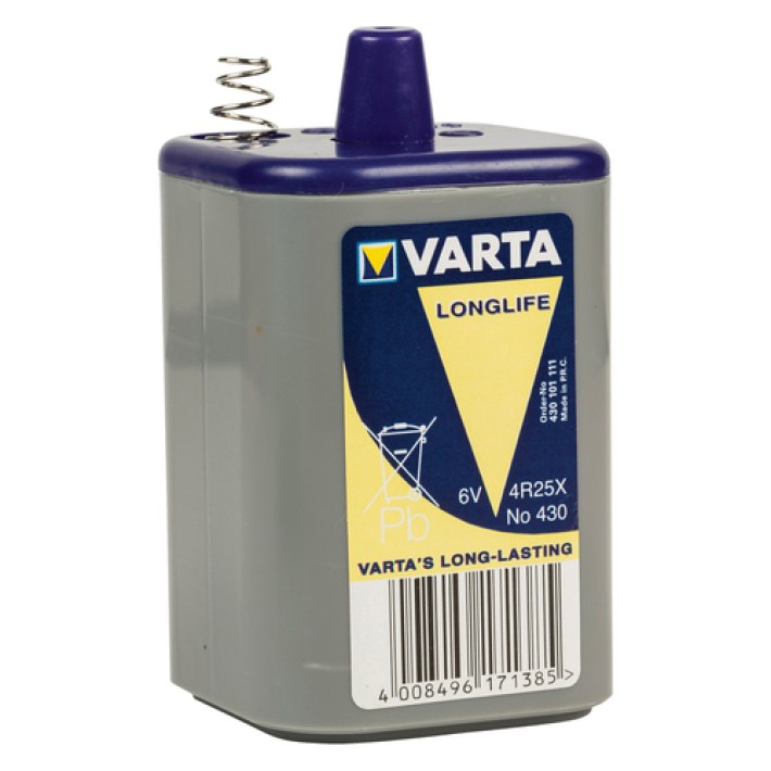 Μπαταρία με Δύο Ελατήρια 6V VARTA  