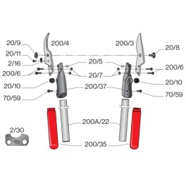 Ψαλίδα 40cm 200A-40 FELCO