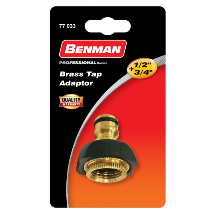 Προσαρμογέας Βρύσης 3/4″ – 1/2″ BENMAN 77033