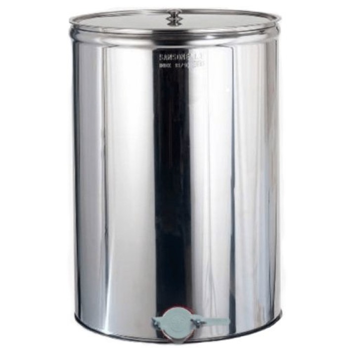 Δοχείο Inox Mελιού με Κόφτρα 200L SANSONE